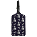 Astronaut Pug In Space Pattern Print Luggage Tag