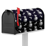 Astronaut Pug In Space Pattern Print Mailbox Cover
