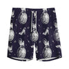 Astronaut Pug In Space Pattern Print Men's Sports Shorts