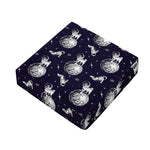 Astronaut Pug In Space Pattern Print Outdoor Seat Cushion Cover