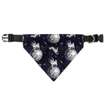 Astronaut Pug In Space Pattern Print Over The Collar Dog Bandana