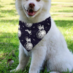 Astronaut Pug In Space Pattern Print Over The Collar Dog Bandana