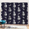 Astronaut Pug In Space Pattern Print Pencil Pleat Curtains