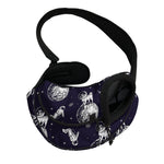 Astronaut Pug In Space Pattern Print Pet Sling Carrier