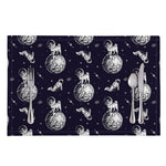 Astronaut Pug In Space Pattern Print Placemat