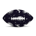 Astronaut Pug In Space Pattern Print Rugby Ball