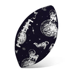 Astronaut Pug In Space Pattern Print Rugby Ball