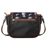 Astronaut Pug In Space Pattern Print Saddle Bag