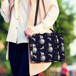 Astronaut Pug In Space Pattern Print Shoulder Strap Bible Bag