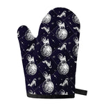 Astronaut Pug In Space Pattern Print Single Oven Mitt