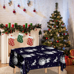 Astronaut Pug In Space Pattern Print Tablecloth