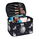 Astronaut Pug In Space Pattern Print Travel Makeup Bag
