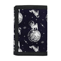 Astronaut Pug In Space Pattern Print Trifold Wallet