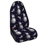 Astronaut Pug In Space Pattern Print Waterproof Car Seat Cover