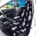 Astronaut Pug In Space Pattern Print Waterproof Car Seat Cover