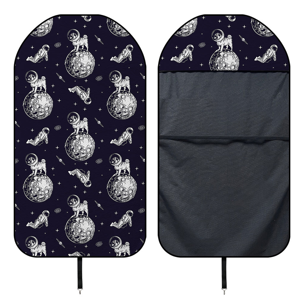 Astronaut Pug In Space Pattern Print Waterproof Car Seat Cover