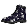 Astronaut Pug In Space Pattern Print Work Boots