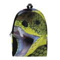 Atheris Nitschei Snake Print School Backpack