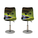 Atheris Nitschei Snake Print Bar Stool Covers