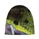 Atheris Nitschei Snake Print Beanie