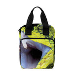 Atheris Nitschei Snake Print Bible Tote Bag