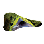 Atheris Nitschei Snake Print Bicycle Seat Cover