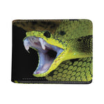Atheris Nitschei Snake Print Bifold Wallet