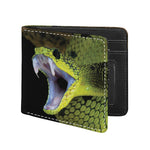 Atheris Nitschei Snake Print Bifold Wallet