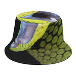 Atheris Nitschei Snake Print Bucket Hat