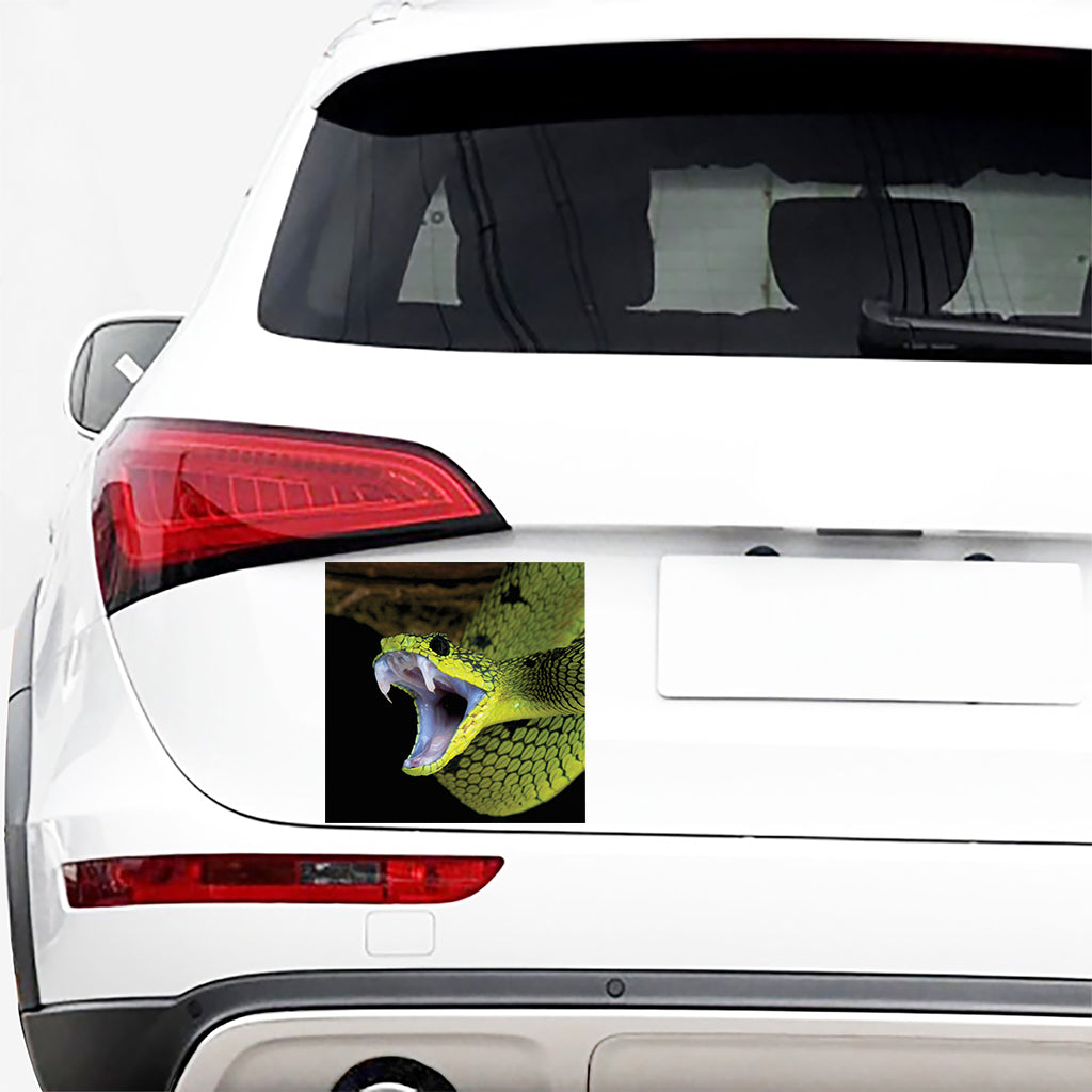 Atheris Nitschei Snake Print Car Sticker