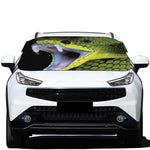 Atheris Nitschei Snake Print Car Windshield Snow Cover