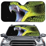 Atheris Nitschei Snake Print Car Windshield Sun Shade