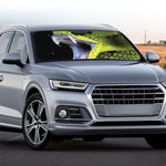 Atheris Nitschei Snake Print Car Windshield Sun Shade