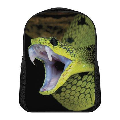Atheris Nitschei Snake Print Casual Backpack