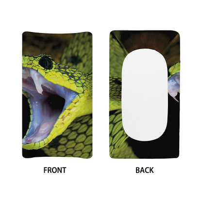 Atheris Nitschei Snake Print Changing Pad Cover