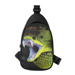 Atheris Nitschei Snake Print Chest Bag