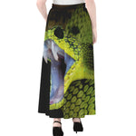 Atheris Nitschei Snake Print Chiffon Maxi Skirt