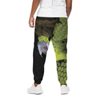 Atheris Nitschei Snake Print Cotton Pants