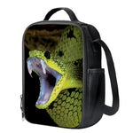 Atheris Nitschei Snake Print Crossbody Lunch Bag
