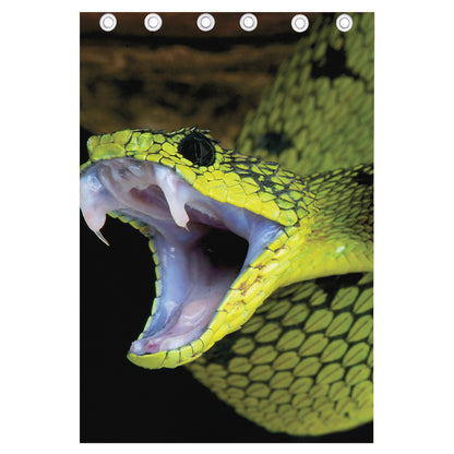 Atheris Nitschei Snake Print Curtain