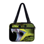Atheris Nitschei Snake Print Double Strap Bible Bag