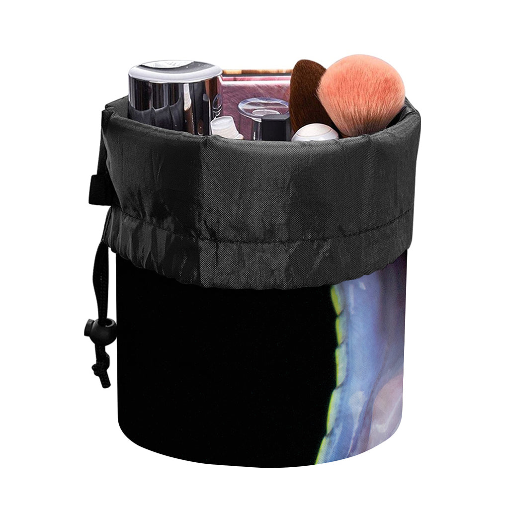 Atheris Nitschei Snake Print Drawstring Makeup Bag