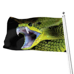 Atheris Nitschei Snake Print Flag