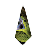 Atheris Nitschei Snake Print Hand Towel