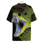 Atheris Nitschei Snake Print Hawaiian Shirt