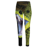 Atheris Nitschei Snake Print High-Waisted Pocket Leggings