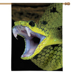 Atheris Nitschei Snake Print House Flag