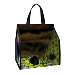 Atheris Nitschei Snake Print Insulated Lunch Tote