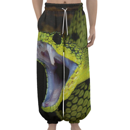 Atheris Nitschei Snake Print Lantern Pants