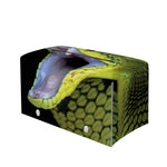 Atheris Nitschei Snake Print Leather Tissue Box Cover